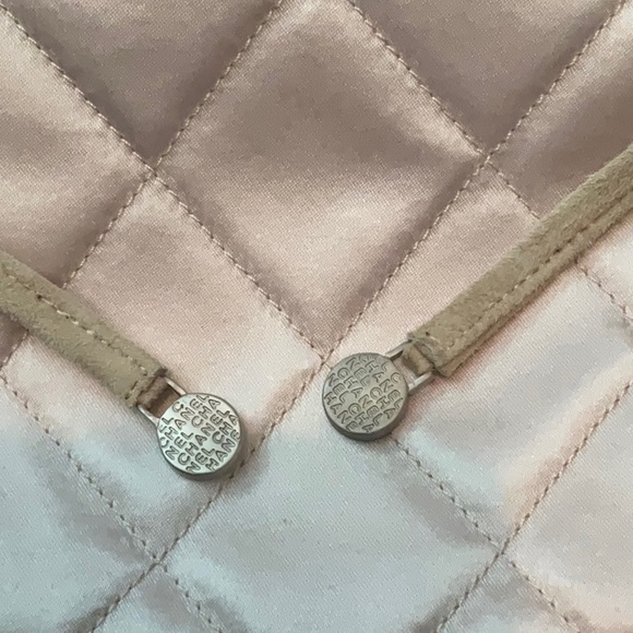 CHANEL Vintage Quilted Satin and Suede
Drawstring Backpack - Picture 7 of 13